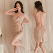 P-48 Hot Sparkle Fashion Girl Dress Clubwear Lingerie