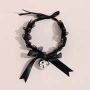 A-1 Cute Bow Bell Neck Ring